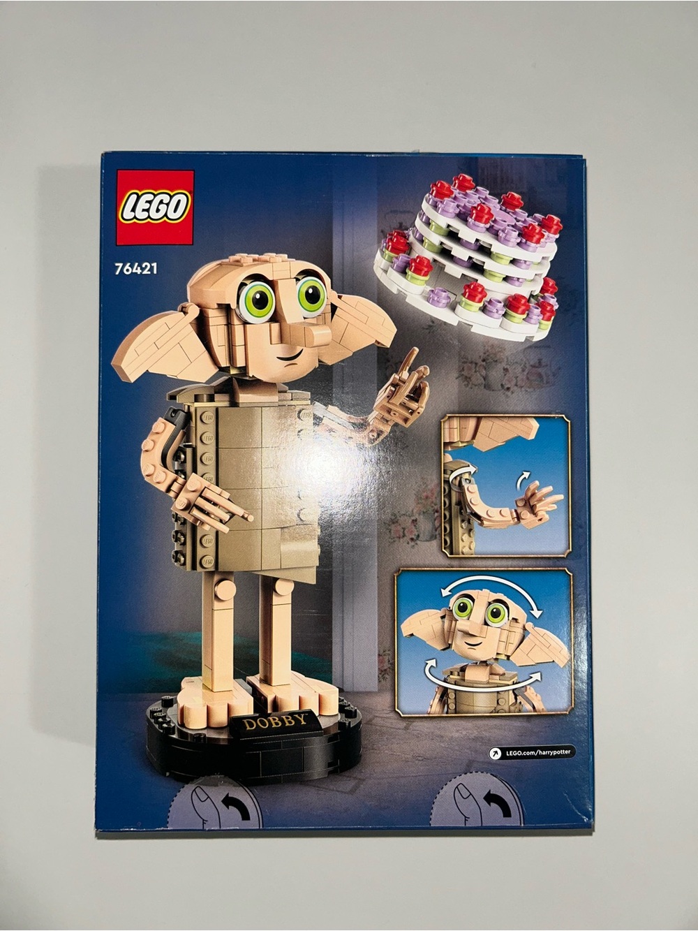 Lego Harry Potter Dobby Figure in Tan and Black - Picture 2 of 2